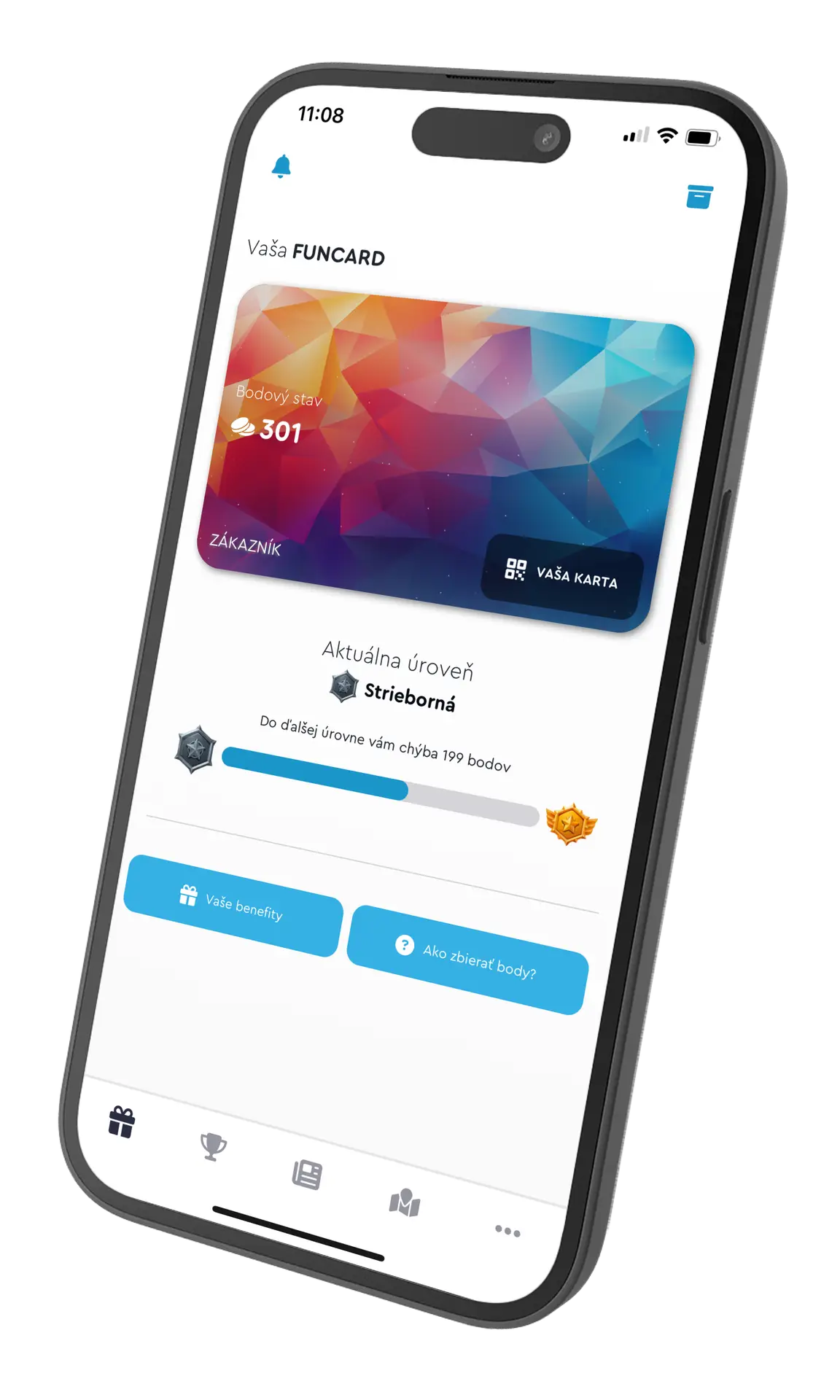 FUNCARD - Zbieraj body a uži si svet výhod a benefitov!