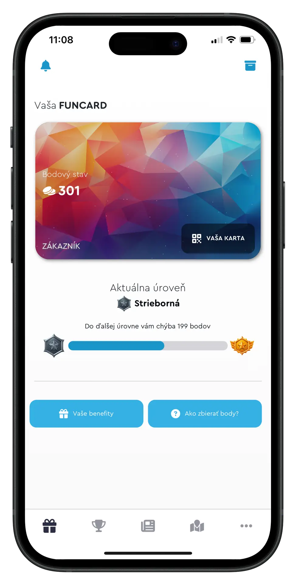 FUNCARD - Zbieraj body a uži si svet výhod a benefitov!